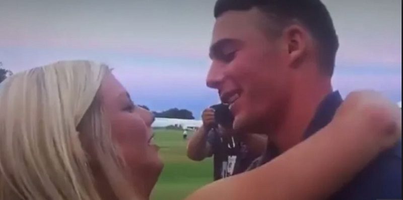 Aaron Wise Awkward Kiss