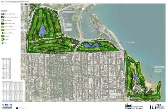 Tiger Woods Chicago Routing