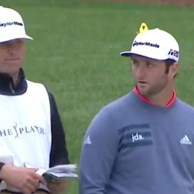 Jon Rahm Caddie Fight