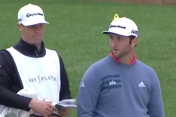 Jon Rahm Caddie Fight