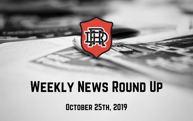 Weekly News - October 25, 2019