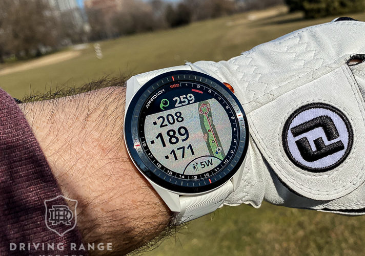 Garmin Approach S62 GPS Watch Review Driving Range