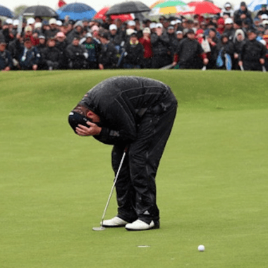 Head case on the golf course featured