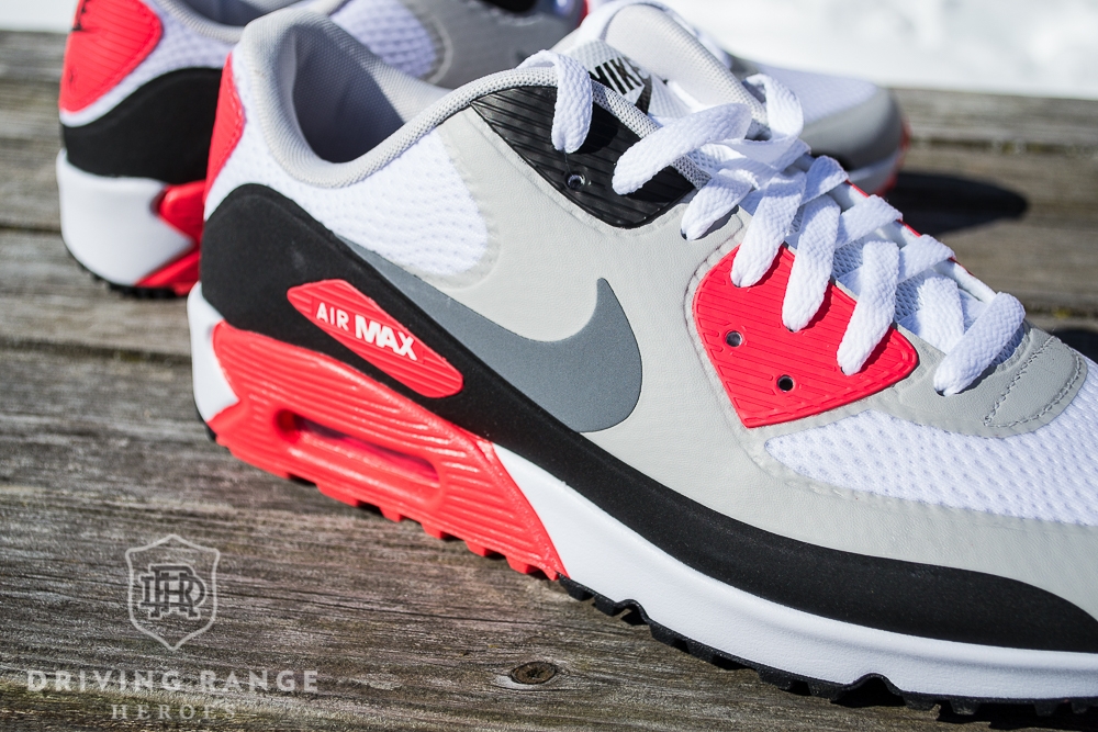 Nike Air Max 90 Infrared Golf Shoe Review - Driving Range Heroes