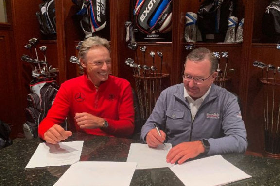 Tour Edge Signs Bernhard Langer