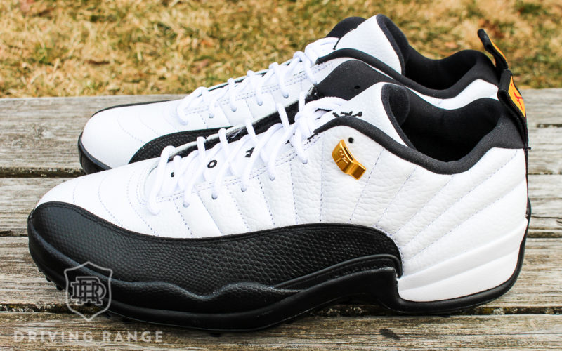 Jordan 12 low on sale black and white