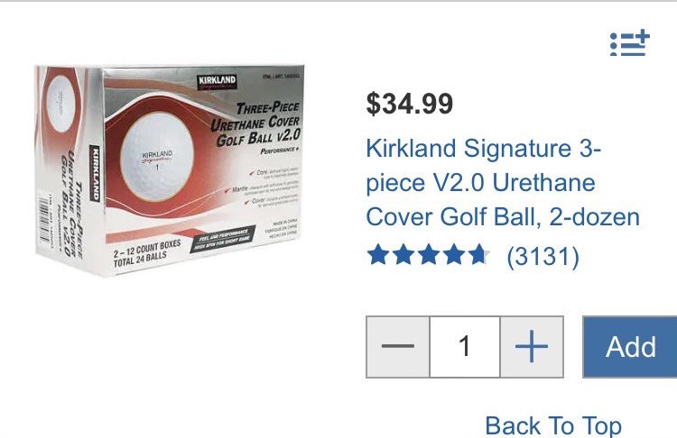 Kirkland Signature Price Change