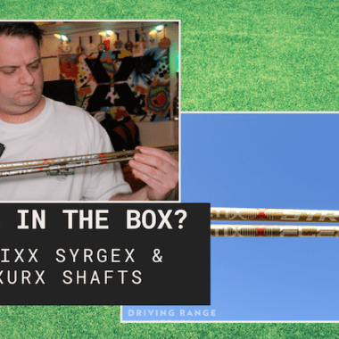 WITB: KINETIXX SyrgeX Shaft & FlexurX